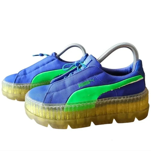 Fenty Rihanna x Puma Women's Sporty Blue Sneakers Shoes Size 6. - Picture 7 of 16